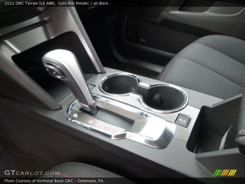 Gold Mist Metallic / Jet Black 2011 GMC Terrain SLE AWD