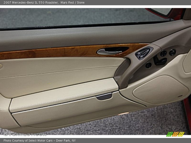 Mars Red / Stone 2007 Mercedes-Benz SL 550 Roadster
