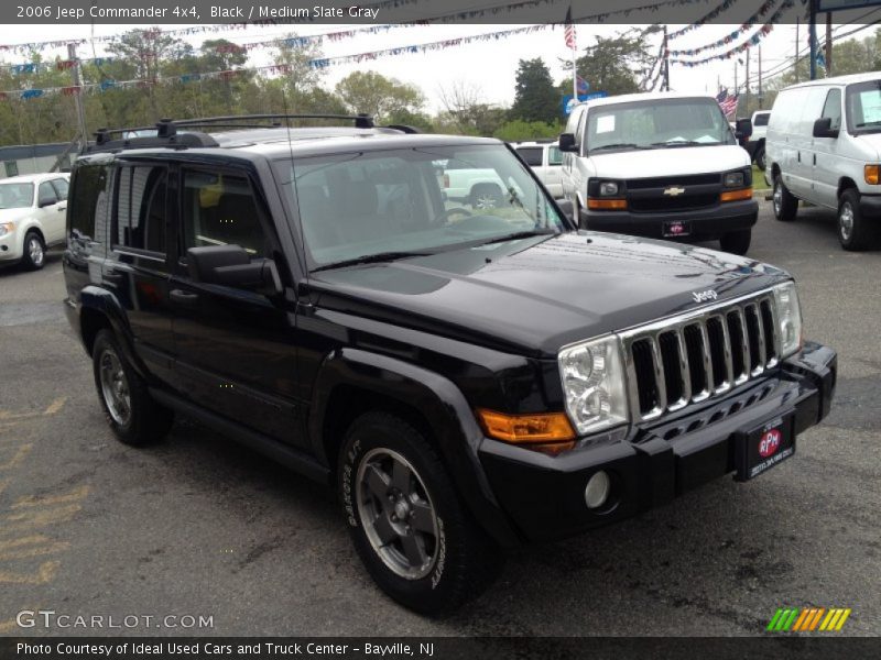 Black / Medium Slate Gray 2006 Jeep Commander 4x4