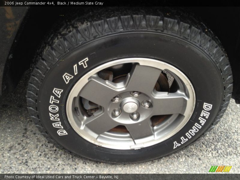 Black / Medium Slate Gray 2006 Jeep Commander 4x4