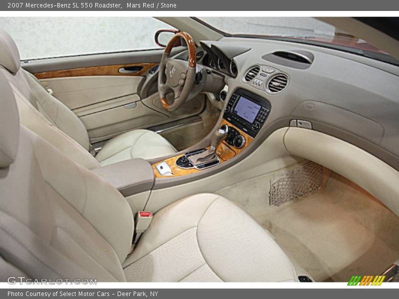 Mars Red / Stone 2007 Mercedes-Benz SL 550 Roadster