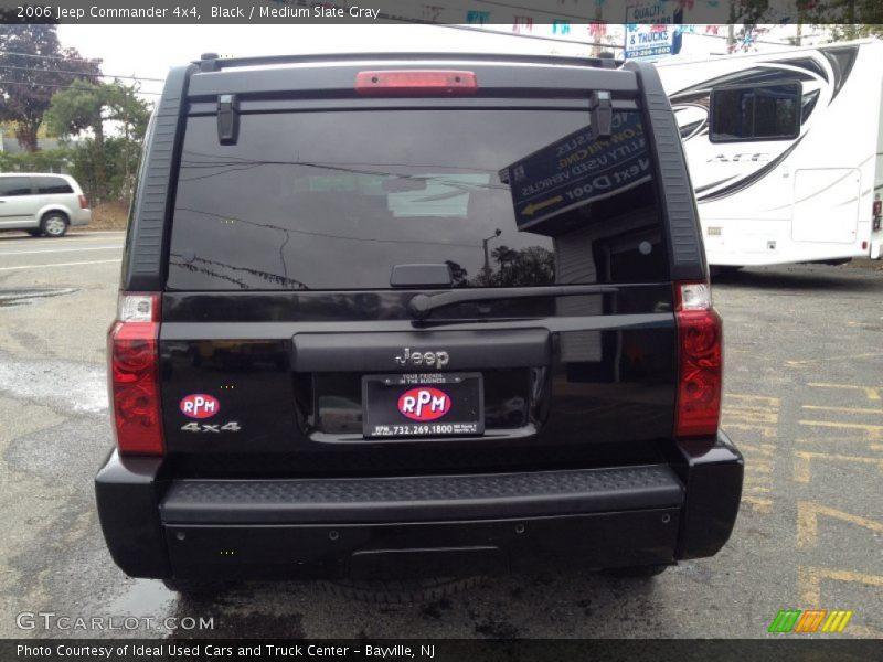 Black / Medium Slate Gray 2006 Jeep Commander 4x4