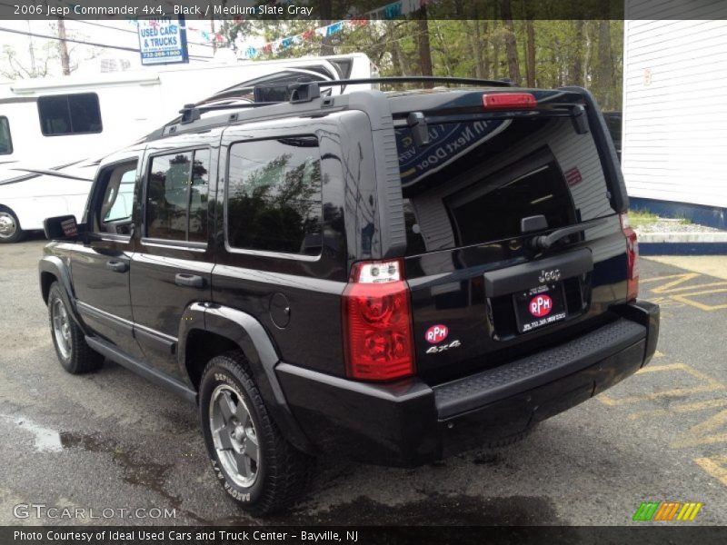 Black / Medium Slate Gray 2006 Jeep Commander 4x4