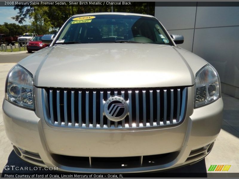 Silver Birch Metallic / Charcoal Black 2008 Mercury Sable Premier Sedan