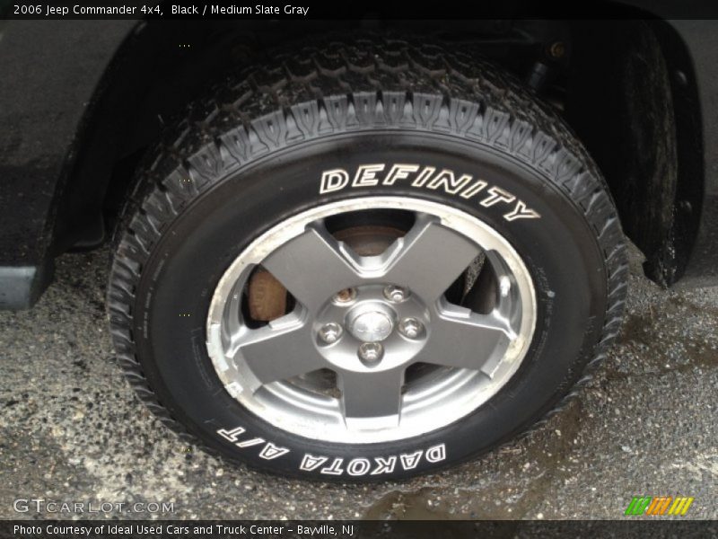 Black / Medium Slate Gray 2006 Jeep Commander 4x4
