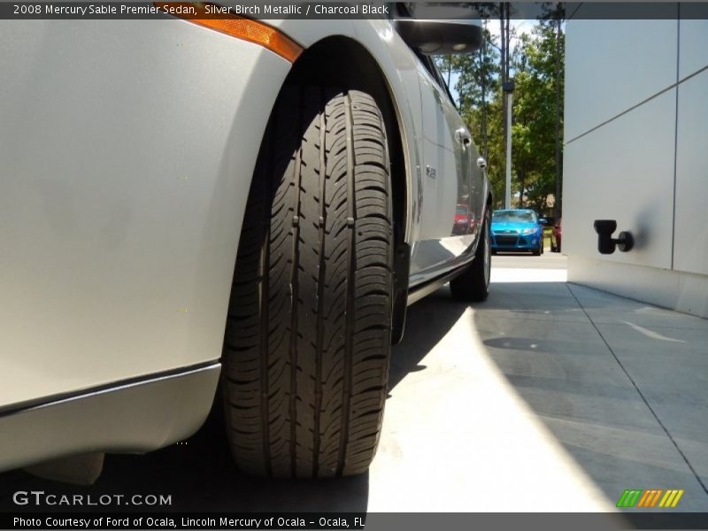 Silver Birch Metallic / Charcoal Black 2008 Mercury Sable Premier Sedan
