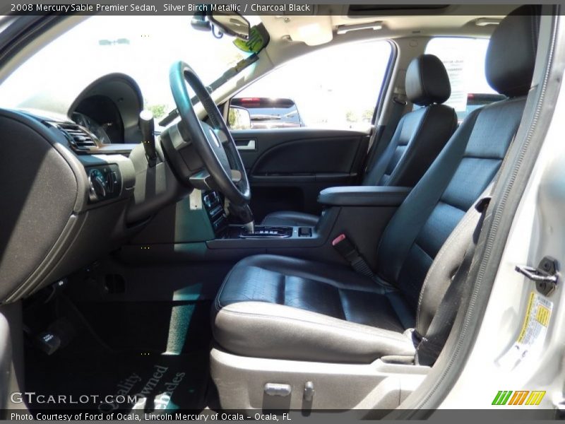 Silver Birch Metallic / Charcoal Black 2008 Mercury Sable Premier Sedan
