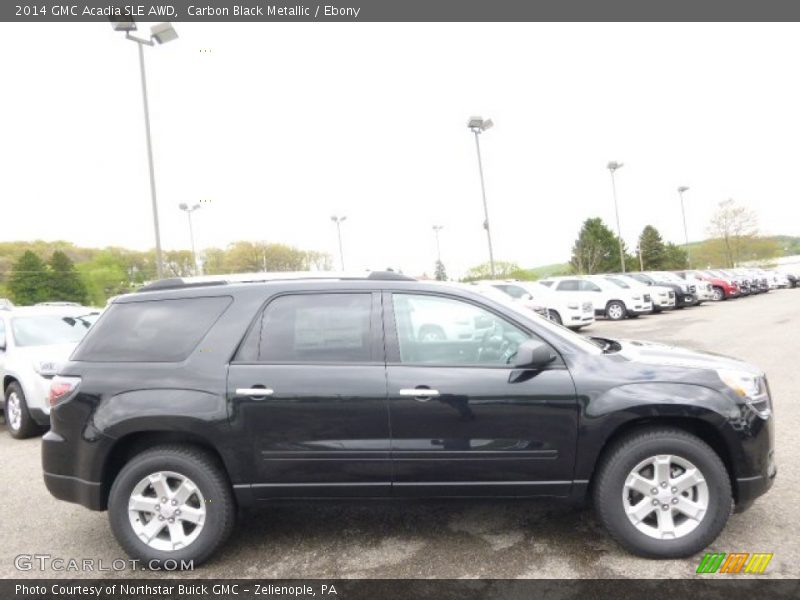 Carbon Black Metallic / Ebony 2014 GMC Acadia SLE AWD