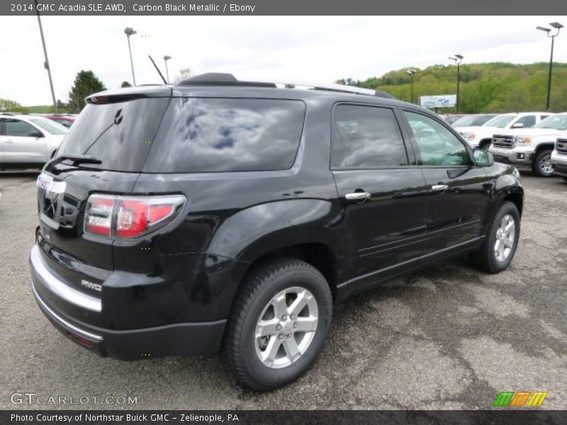 Carbon Black Metallic / Ebony 2014 GMC Acadia SLE AWD