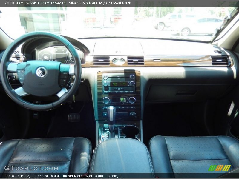 Silver Birch Metallic / Charcoal Black 2008 Mercury Sable Premier Sedan
