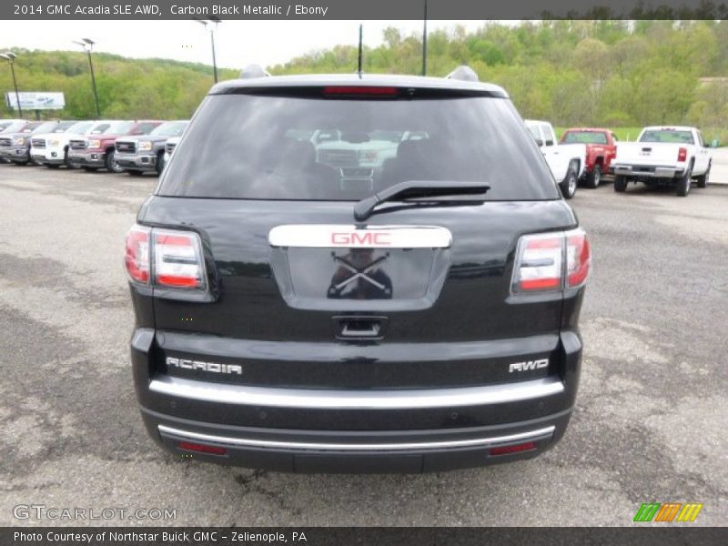 Carbon Black Metallic / Ebony 2014 GMC Acadia SLE AWD