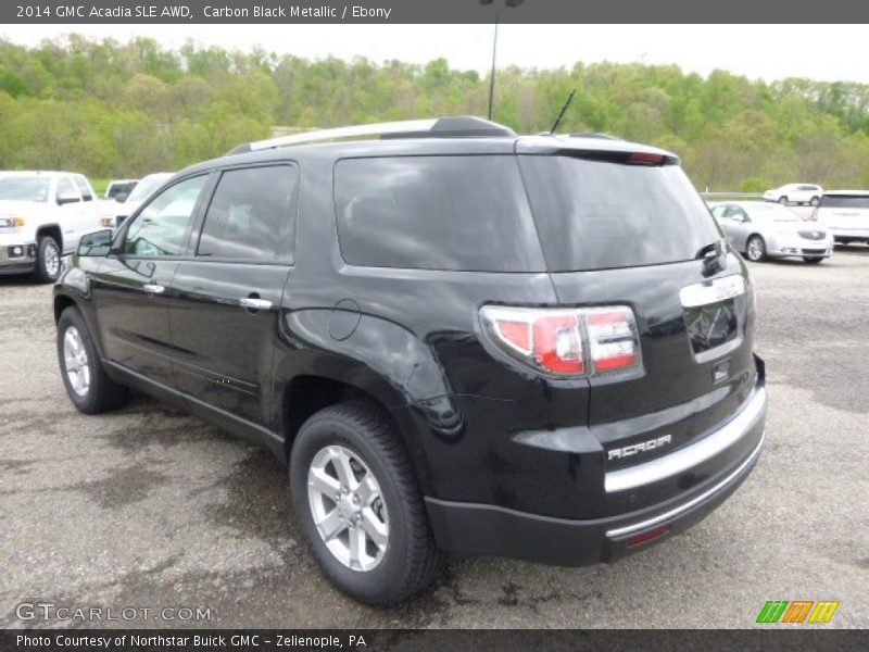 Carbon Black Metallic / Ebony 2014 GMC Acadia SLE AWD
