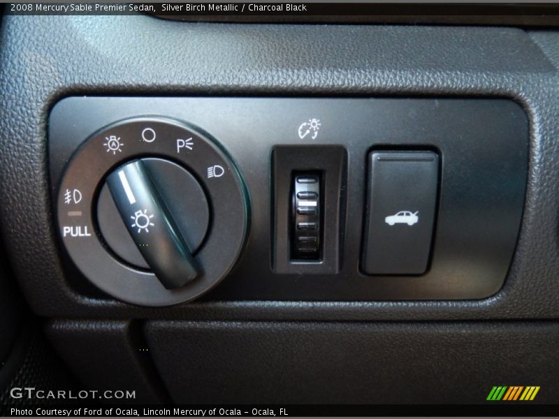 Silver Birch Metallic / Charcoal Black 2008 Mercury Sable Premier Sedan