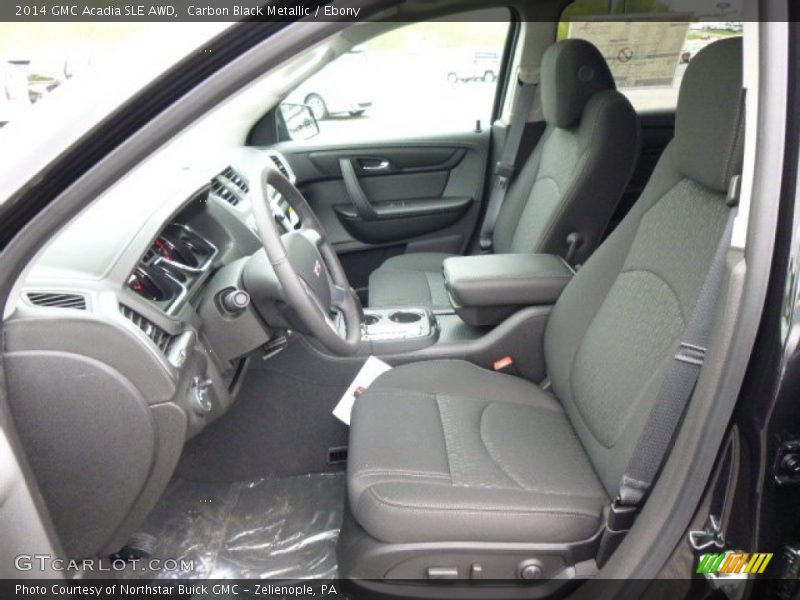 Carbon Black Metallic / Ebony 2014 GMC Acadia SLE AWD