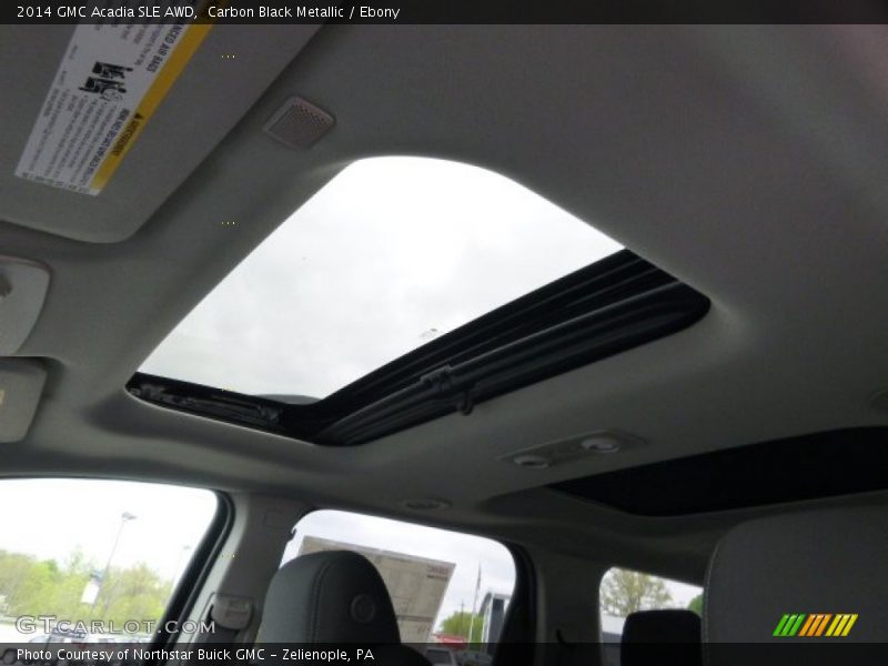 Carbon Black Metallic / Ebony 2014 GMC Acadia SLE AWD