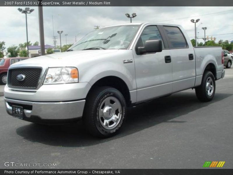 Silver Metallic / Medium Flint 2007 Ford F150 XLT SuperCrew