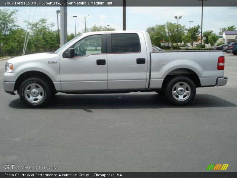Silver Metallic / Medium Flint 2007 Ford F150 XLT SuperCrew