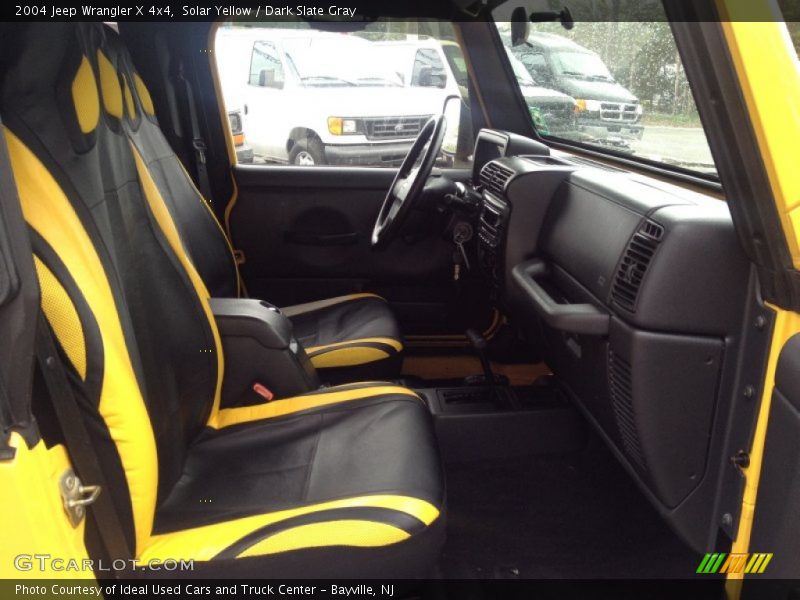 Solar Yellow / Dark Slate Gray 2004 Jeep Wrangler X 4x4