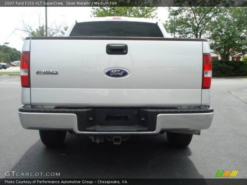 Silver Metallic / Medium Flint 2007 Ford F150 XLT SuperCrew