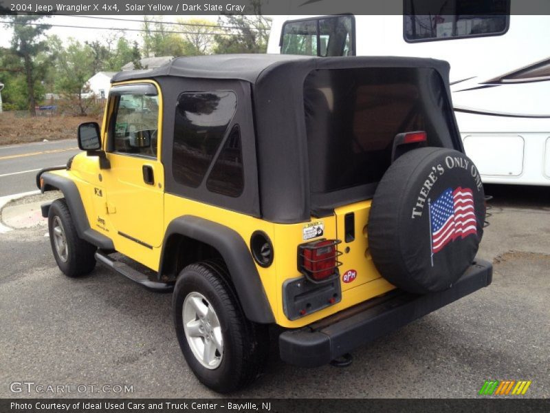 Solar Yellow / Dark Slate Gray 2004 Jeep Wrangler X 4x4