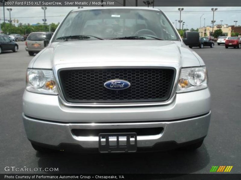 Silver Metallic / Medium Flint 2007 Ford F150 XLT SuperCrew