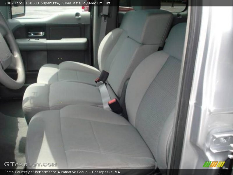 Silver Metallic / Medium Flint 2007 Ford F150 XLT SuperCrew