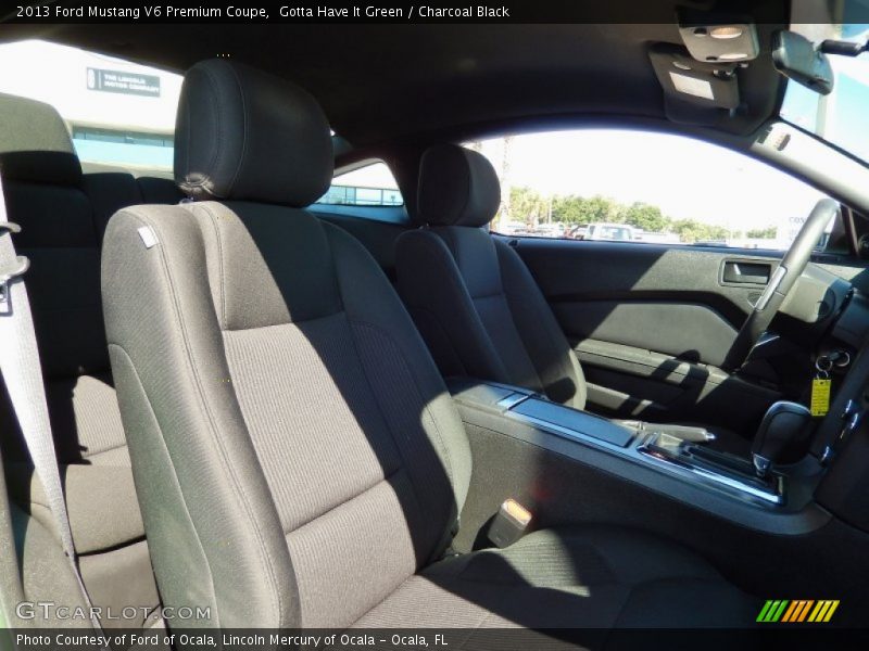 Gotta Have It Green / Charcoal Black 2013 Ford Mustang V6 Premium Coupe
