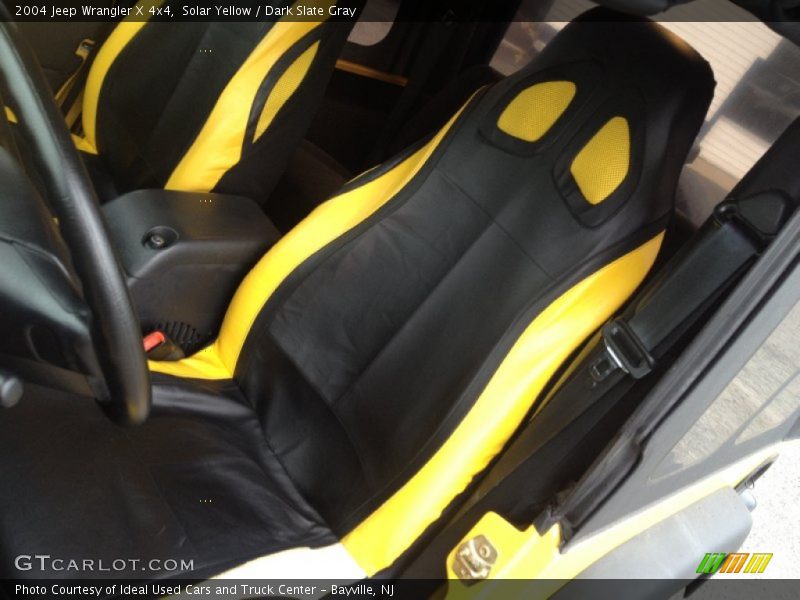 Solar Yellow / Dark Slate Gray 2004 Jeep Wrangler X 4x4