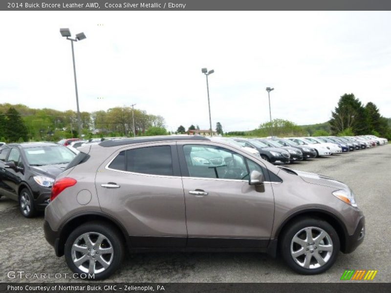  2014 Encore Leather AWD Cocoa Silver Metallic