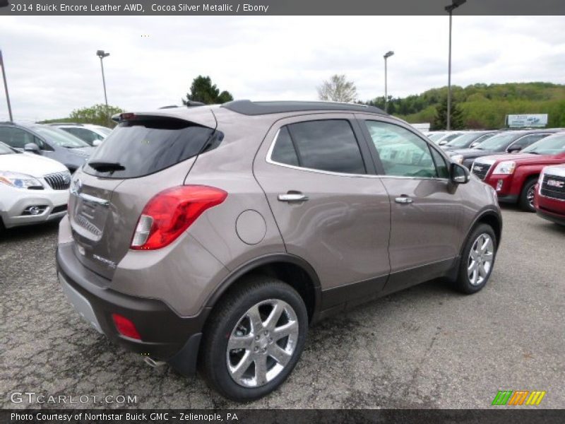 Cocoa Silver Metallic / Ebony 2014 Buick Encore Leather AWD
