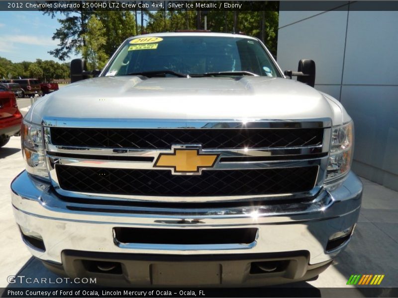 Silver Ice Metallic / Ebony 2012 Chevrolet Silverado 2500HD LTZ Crew Cab 4x4