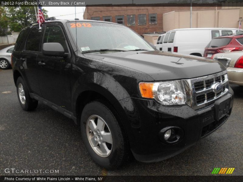 Ebony Black / Camel 2012 Ford Escape XLT