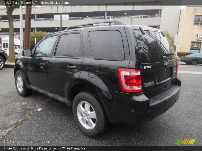 Ebony Black / Camel 2012 Ford Escape XLT
