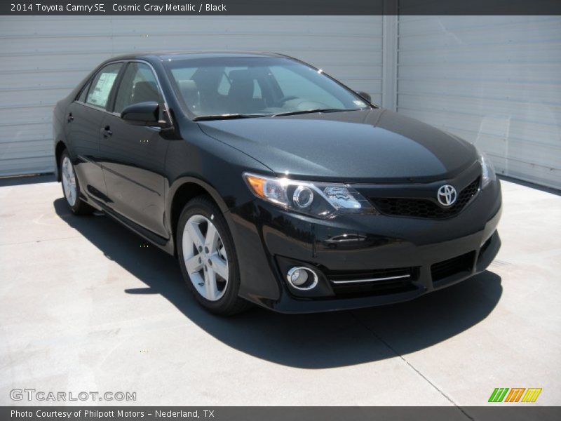 Cosmic Gray Metallic / Black 2014 Toyota Camry SE