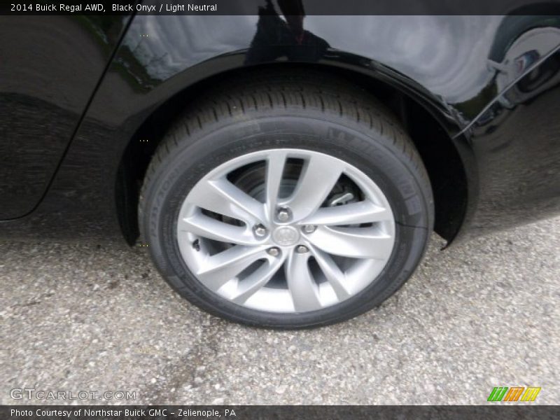 Black Onyx / Light Neutral 2014 Buick Regal AWD