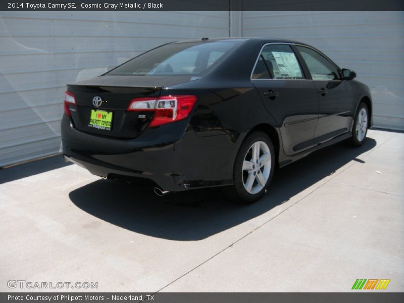 Cosmic Gray Metallic / Black 2014 Toyota Camry SE