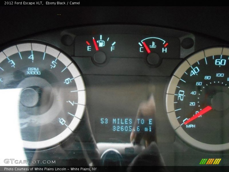 Ebony Black / Camel 2012 Ford Escape XLT