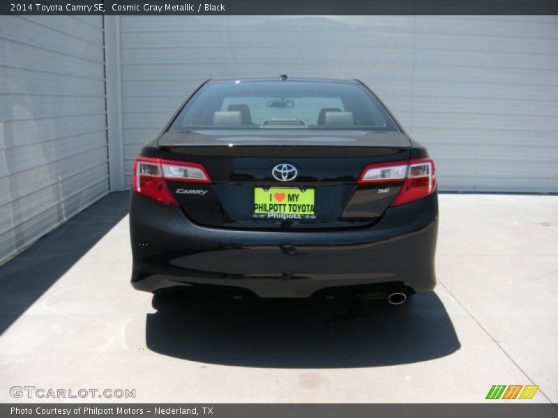 Cosmic Gray Metallic / Black 2014 Toyota Camry SE