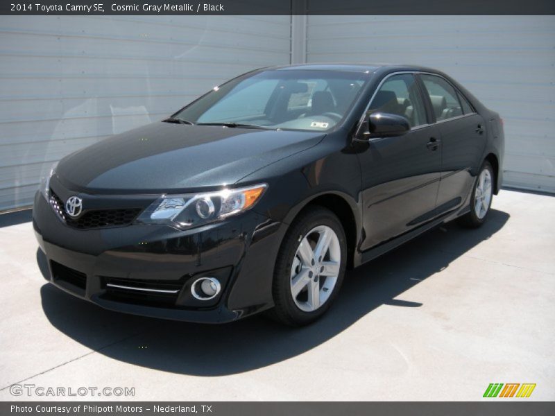 Cosmic Gray Metallic / Black 2014 Toyota Camry SE