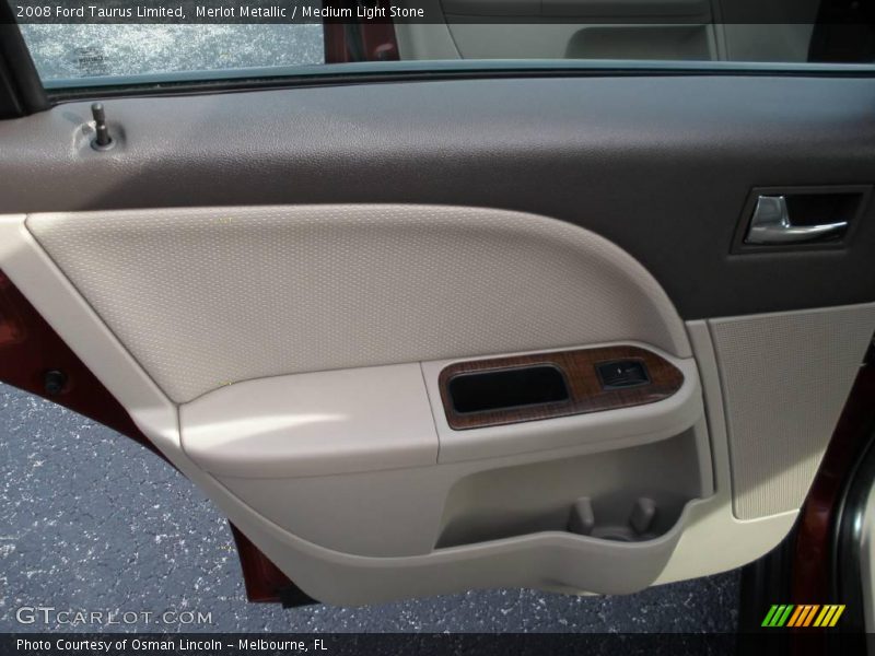 Merlot Metallic / Medium Light Stone 2008 Ford Taurus Limited