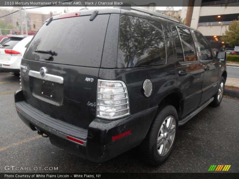 Black / Charcoal Black 2010 Mercury Mountaineer V6 Premier AWD