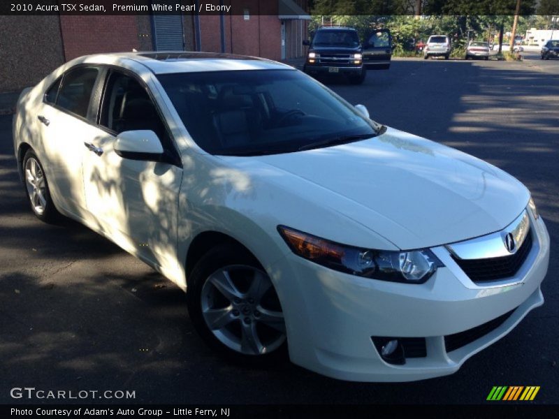 Premium White Pearl / Ebony 2010 Acura TSX Sedan