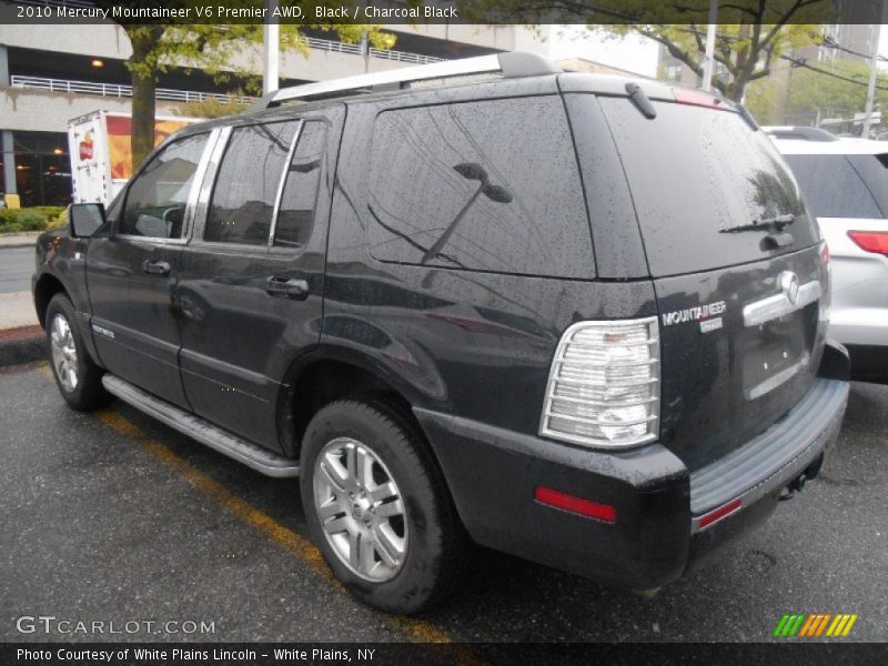 Black / Charcoal Black 2010 Mercury Mountaineer V6 Premier AWD