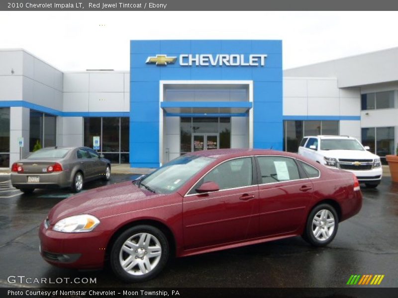 Red Jewel Tintcoat / Ebony 2010 Chevrolet Impala LT