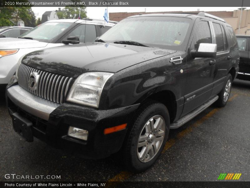 Black / Charcoal Black 2010 Mercury Mountaineer V6 Premier AWD