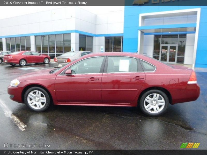 Red Jewel Tintcoat / Ebony 2010 Chevrolet Impala LT