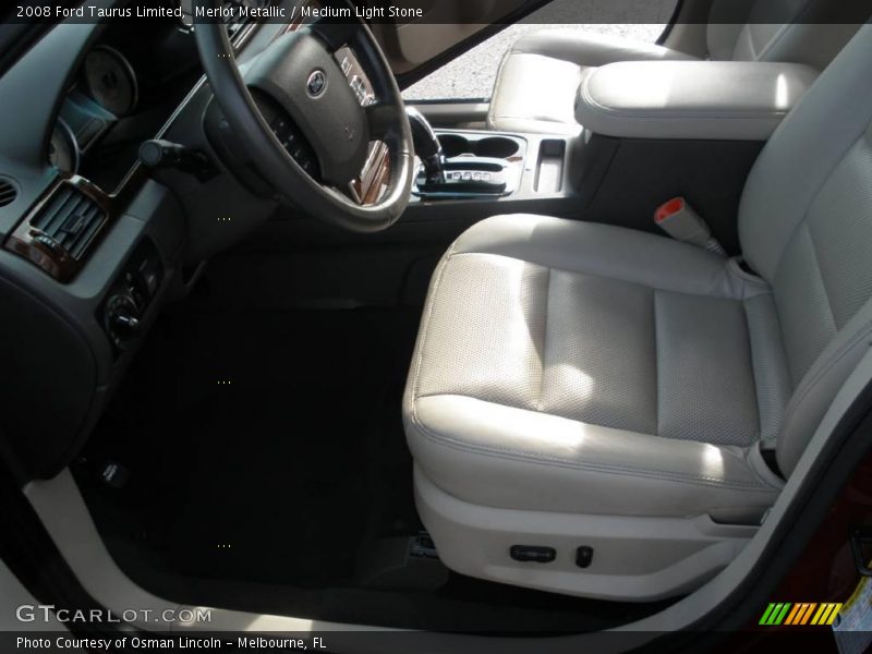 Merlot Metallic / Medium Light Stone 2008 Ford Taurus Limited