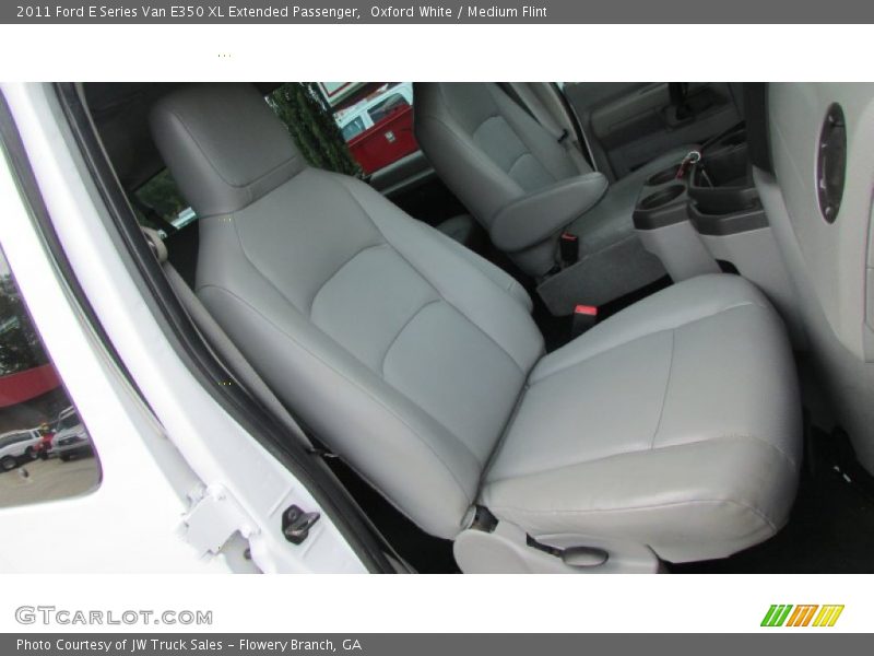 Oxford White / Medium Flint 2011 Ford E Series Van E350 XL Extended Passenger