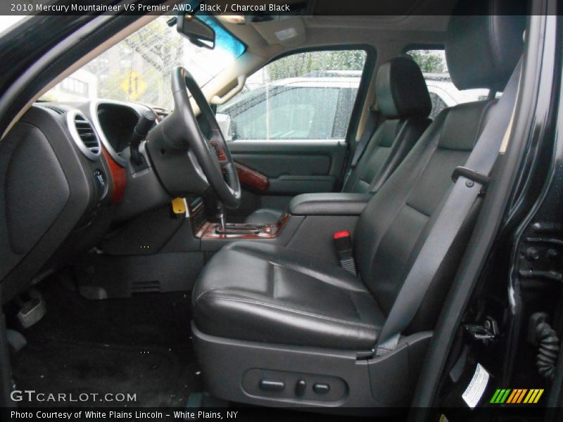 Black / Charcoal Black 2010 Mercury Mountaineer V6 Premier AWD