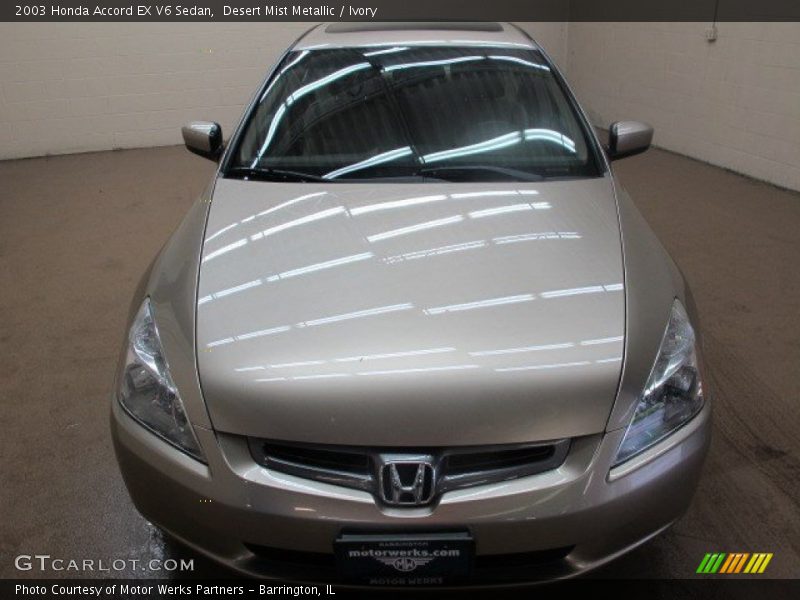 Desert Mist Metallic / Ivory 2003 Honda Accord EX V6 Sedan